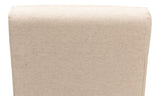 Draped Beige Side Chair (Set of 2) - Ornate Home