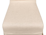 Draped Beige Side Chair (Set of 2) - Ornate Home