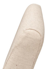 Draped Beige Side Chair (Set of 2) - Ornate Home
