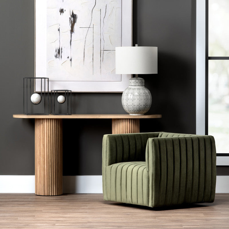 Draper Green Accent Chair - Ornate Home