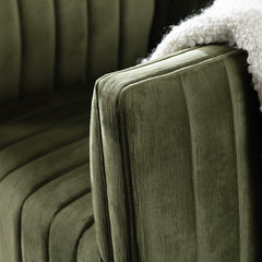 Draper Green Accent Chair - Ornate Home