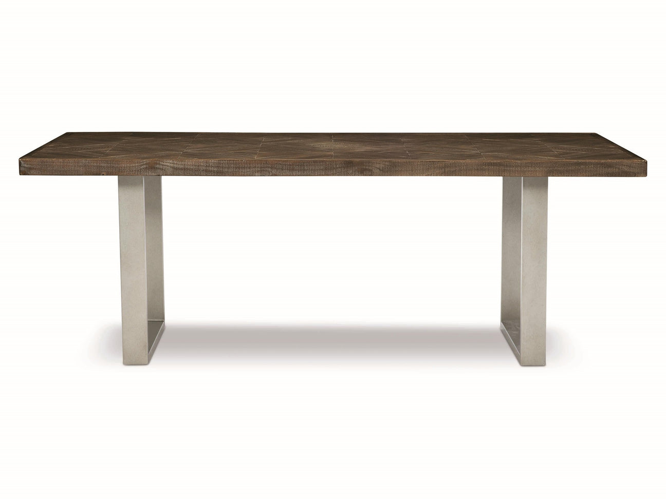 Draper Grey Mist/Sable Brown Dining Table - Ornate Home