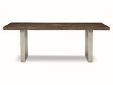Draper Grey Mist/Sable Brown Dining Table - Ornate Home