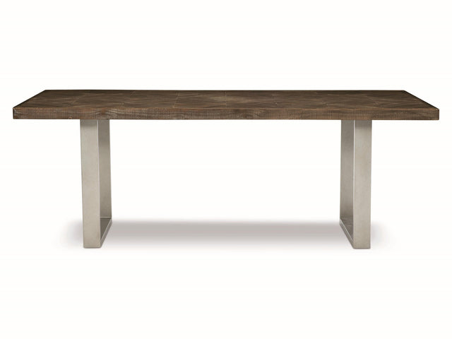 Draper Grey Mist/Sable Brown Dining Table - Ornate Home