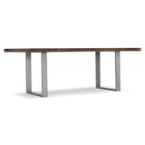 Draper Grey Mist/Sable Brown Dining Table - Ornate Home