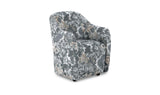 Drava Blue Tapestry Rolling Dining Chair Tapestry - Ornate Home