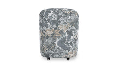 Drava Blue Tapestry Rolling Dining Chair Tapestry - Ornate Home