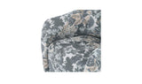 Drava Blue Tapestry Rolling Dining Chair Tapestry - Ornate Home