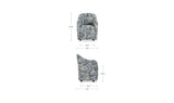 Drava Blue Tapestry Rolling Dining Chair Tapestry - Ornate Home