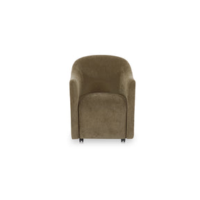Drava Green Rolling Dining Chair - Ornate Home