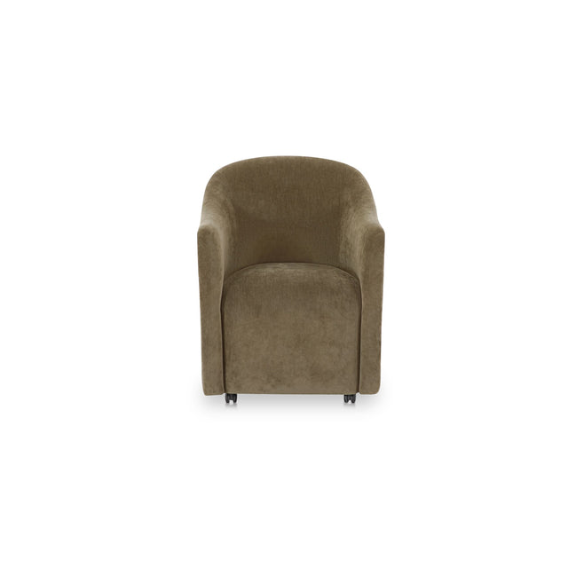 Drava Green Rolling Dining Chair - Ornate Home