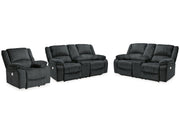 Draycoll 2 Power Reclining Loveseats and Recliner (Online Special Price) - Ornate Home