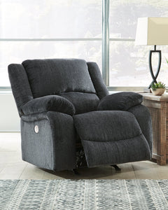 Draycoll 2 Power Reclining Loveseats and Recliner - Ornate Home