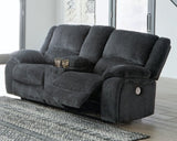 Draycoll Gray Power Reclining Sofa and Loveseat - Ornate Home
