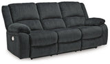 Draycoll Gray Power Reclining Sofa and Loveseat - Ornate Home