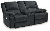 Draycoll Gray Power Reclining Sofa and Loveseat - Ornate Home