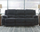 Draycoll Slate Manual Reclining Sofa & Loveseat 2pc Set (Online Special Price) - Ornate Home