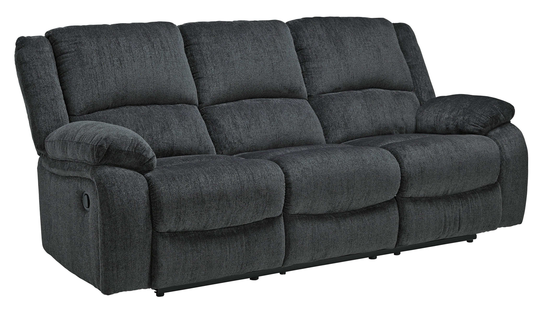 Draycoll Slate Manual Reclining Sofa & Loveseat 2pc Set (Online Special Price) - Ornate Home