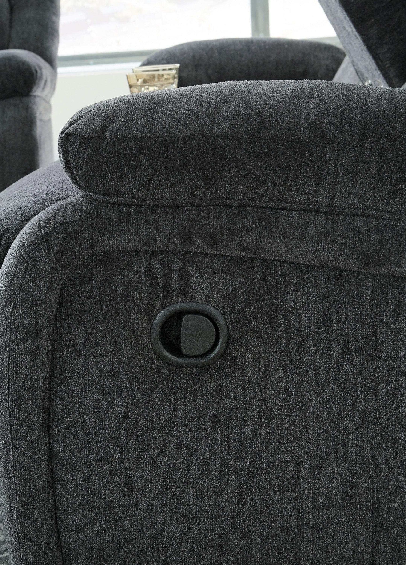 Draycoll Slate Manual Reclining Sofa & Loveseat 2pc Set (Online Special Price) - Ornate Home