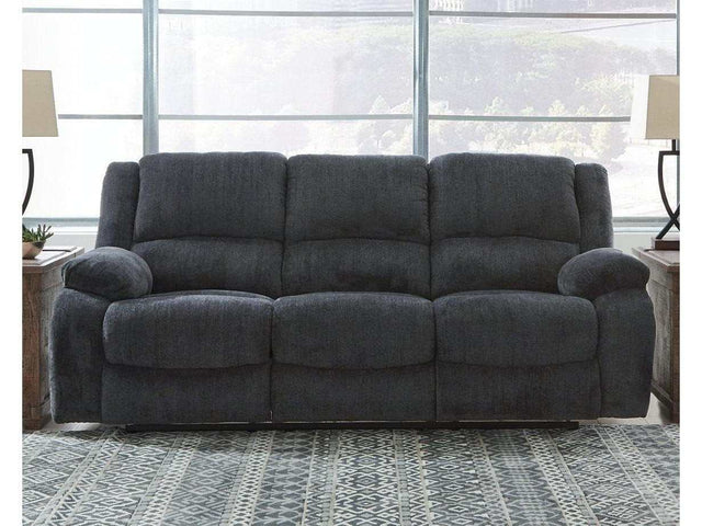 Draycoll Slate Manual Reclining Sofa (Online Special Price) - Ornate Home