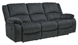 Draycoll Slate Manual Reclining Sofa (Online Special Price) - Ornate Home
