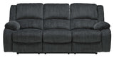 Draycoll Slate Manual Reclining Sofa (Online Special Price) - Ornate Home