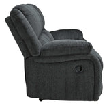 Draycoll Slate Manual Reclining Sofa (Online Special Price) - Ornate Home