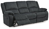 Draycoll Slate Manual Reclining Sofa (Online Special Price) - Ornate Home