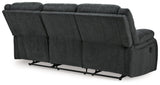 Draycoll Slate Manual Reclining Sofa (Online Special Price) - Ornate Home