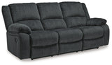 Draycoll Slate Manual Reclining Sofa (Online Special Price) - Ornate Home