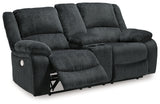 Draycoll Slate Power Reclining Loveseat & Power Recliner - Ornate Home