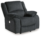 Draycoll Slate Power Reclining Loveseat & Power Recliner - Ornate Home