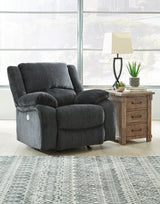 Draycoll Slate Power Reclining Loveseat & Power Recliner - Ornate Home