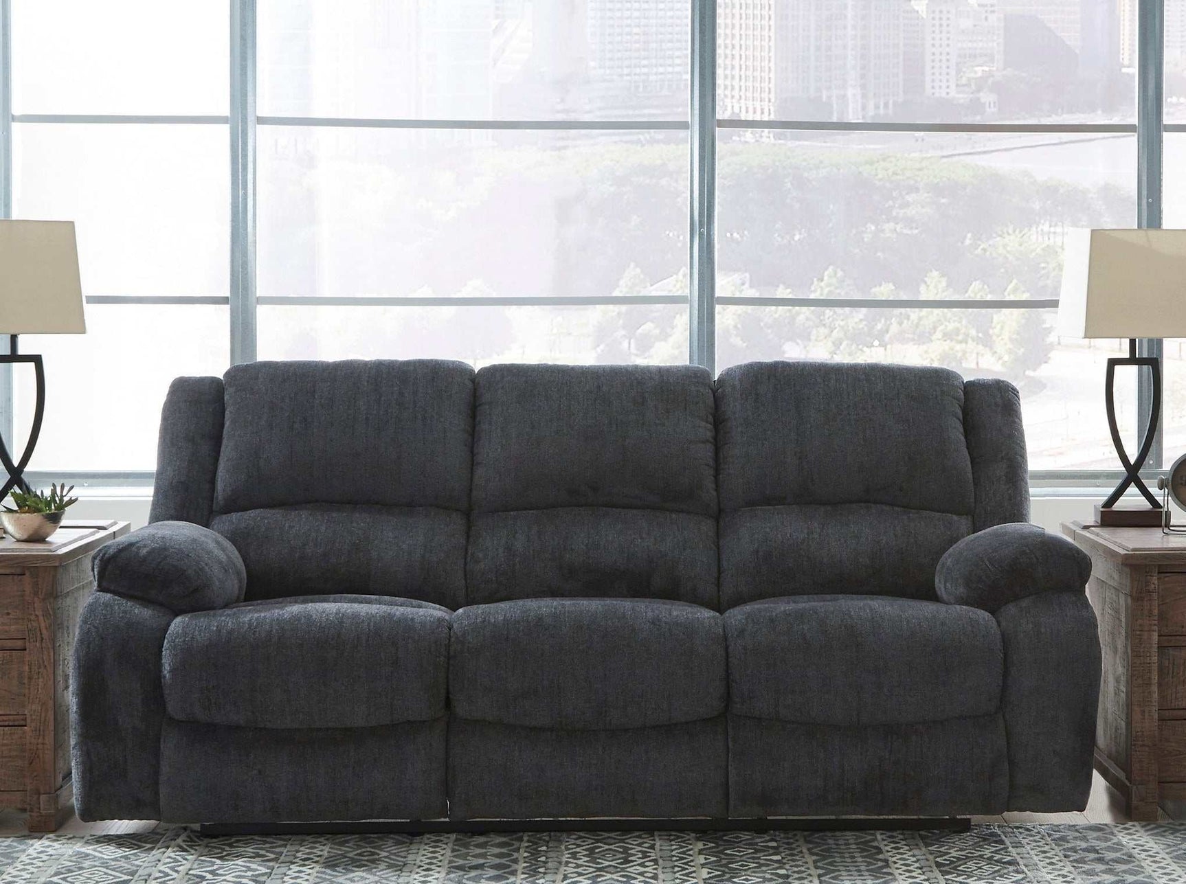 Draycoll Slate Power Reclining Sofa (Online Special Price) - Ornate Home