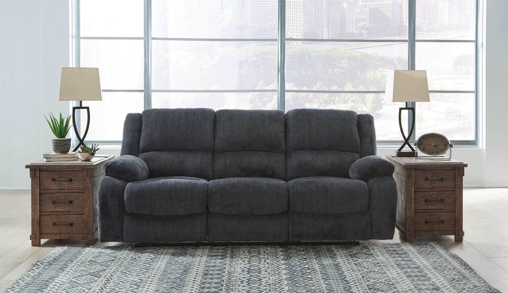 Draycoll Slate Power Reclining Sofa (Online Special Price) - Ornate Home