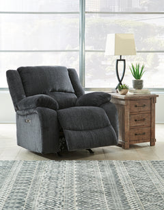 Draycoll Slate Power Reclining Sofa and 2 Power Recliners - Ornate Home