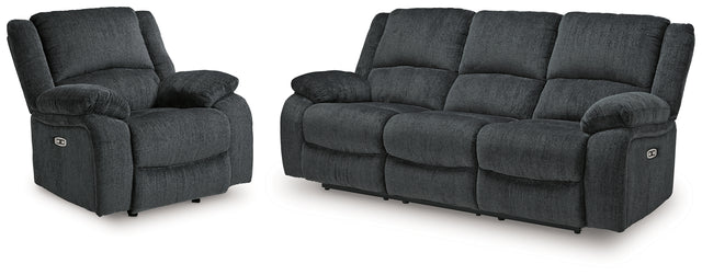 Draycoll Slate Power Reclining Sofa and Power Recliner (Online Special Price) - Ornate Home