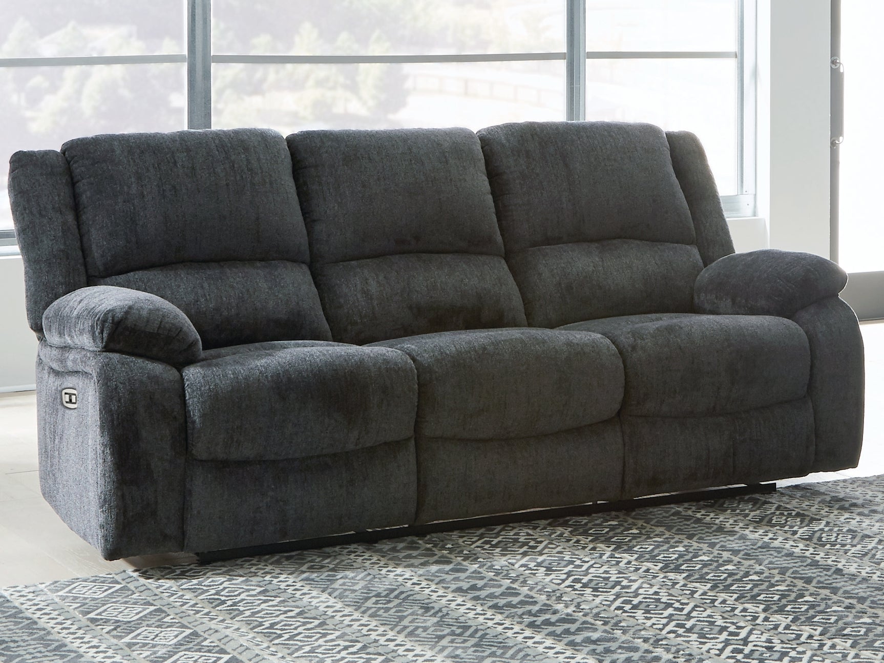 Draycoll Slate Power Reclining Sofa and Power Recliner (Online Special Price) - Ornate Home
