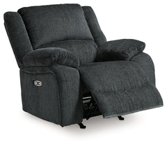 Draycoll Slate Power Reclining Sofa and Power Recliner - Ornate Home