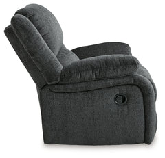 Draycoll Slate Reclining Loveseat and 2 Recliners - Ornate Home