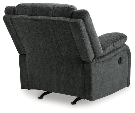 Draycoll Slate Reclining Loveseat and 2 Recliners - Ornate Home