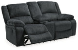 Draycoll Slate Reclining Loveseat and 2 Recliners - Ornate Home