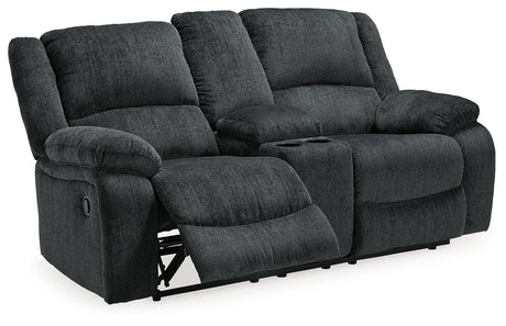 Draycoll Slate Reclining Loveseat and 2 Recliners - Ornate Home