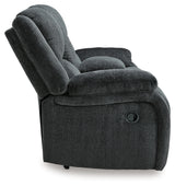 Draycoll Slate Reclining Loveseat and 2 Recliners - Ornate Home