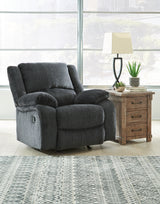 Draycoll Slate Reclining Loveseat and 2 Recliners - Ornate Home