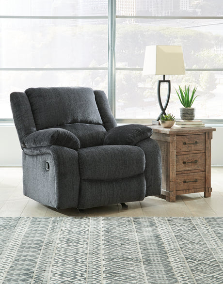 Draycoll Slate Reclining Loveseat and 2 Recliners - Ornate Home