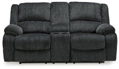Draycoll Slate Reclining Loveseat w/Console & Recliner - Ornate Home