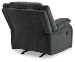 Draycoll Slate Reclining Loveseat w/Console & Recliner - Ornate Home