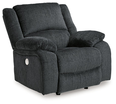 Draycoll Slate Reclining Sofa and Power Recliner - Ornate Home