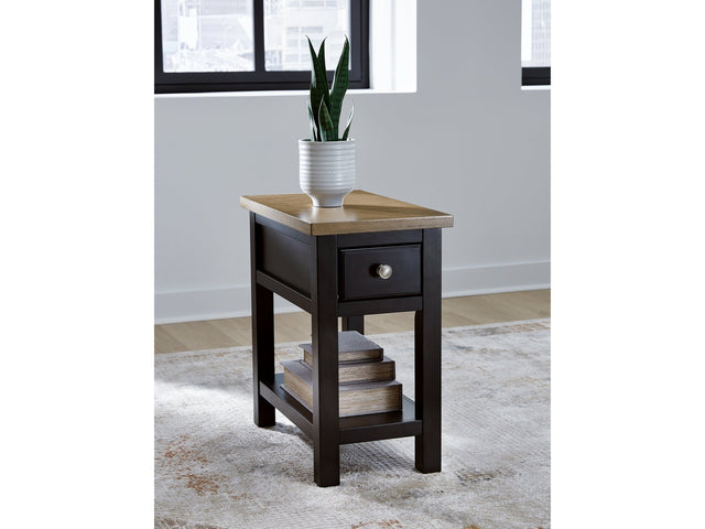 Drazmine Brown Chairside End Table - Ornate Home